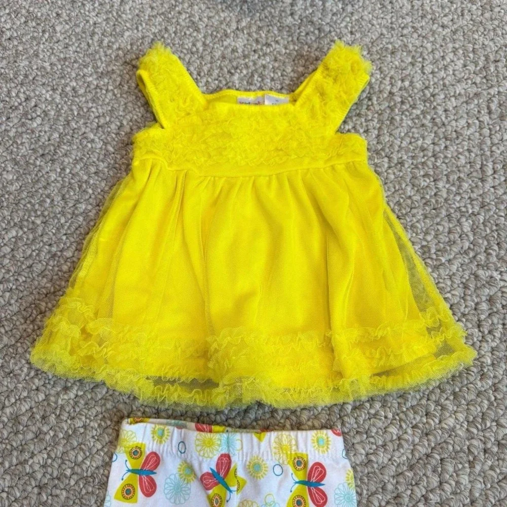 Kidgets Girls‎ Butterfly Outfit Set Size 12 Months